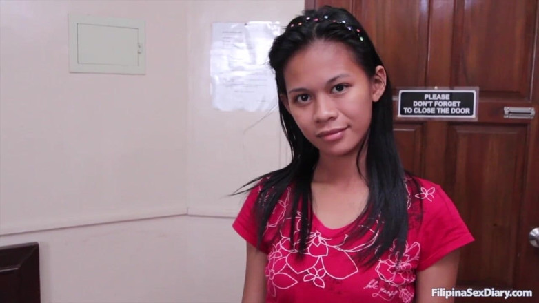 Sex Diary: Petite Filipina filled with thick creamy cum