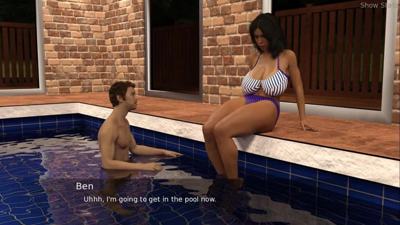 Dirty GamesXxX: Горячая жена проекта: милфа в бассейне - S2E20