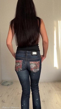 Pee in Jeans Standing up by Accident, Panty Wetting