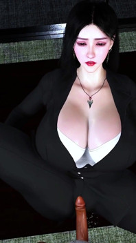 ビューティーリーダー3P彼女の同僚(p1) - 3Dアニメーション変態