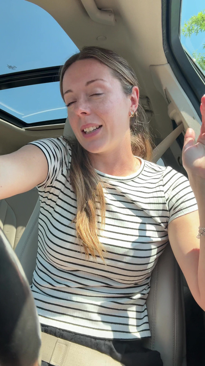 Nadia Foxx: Lush in the Car! Risky Orgasm!