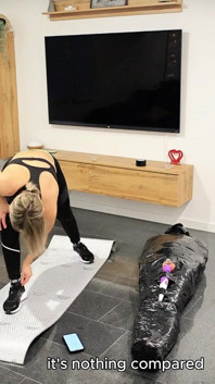 Defiant Slave's Endurance Test: Edging and Teasing During Exercise - Maitresse Julia