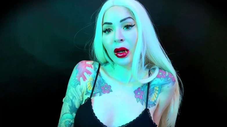 Baal Eldritch: Sensual Red Lips with Gold Piercings - Lipstick Fetish, Worship, POV