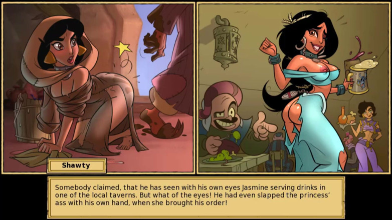 Cartoon Play: Iris quest Jasmine Aladdin part 2 - Jafar and his bitch Jasmine