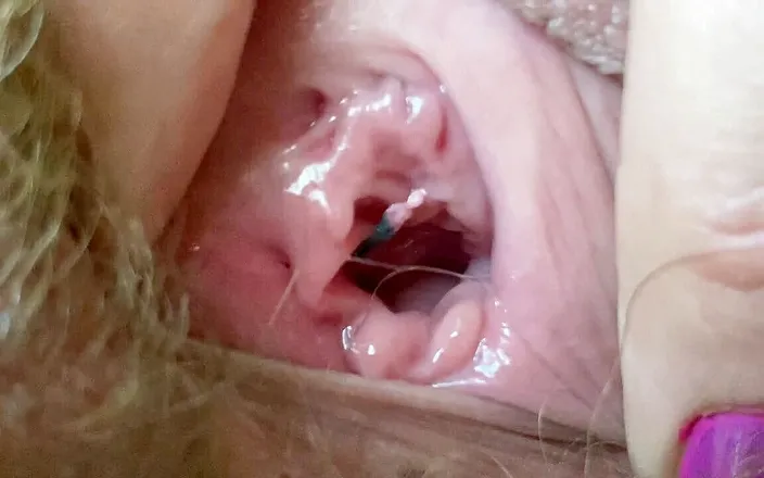 Cuteblonde666: Extreme close-up big clit vagina asshole mouth giantess fetish video...