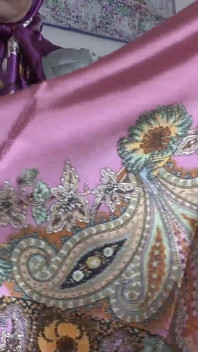 Selendang Satin Baru Stepaunt Menghidupkan Awak! Lady Victoria Valente