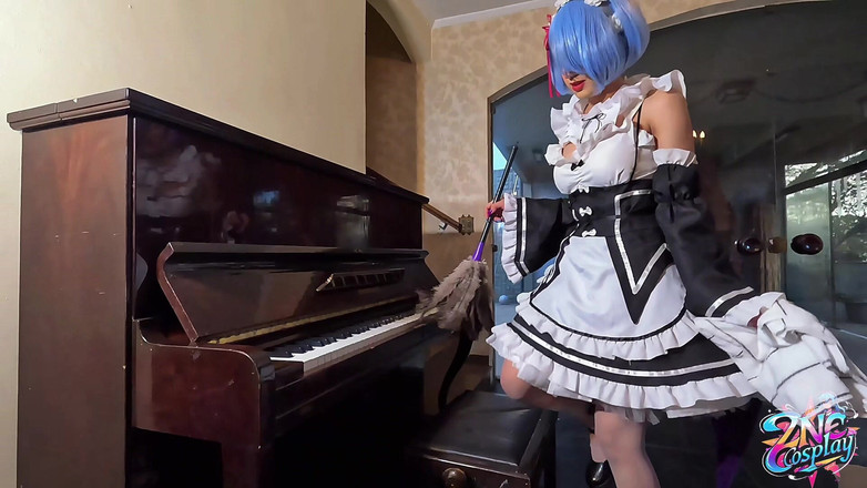 QroZne Studios: Zne Cosplay - Rem From Re:zero Ft. Waifus Juice &amp;Qrozne