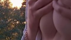 Here's a nice little reveal in the background of nature from our trip.