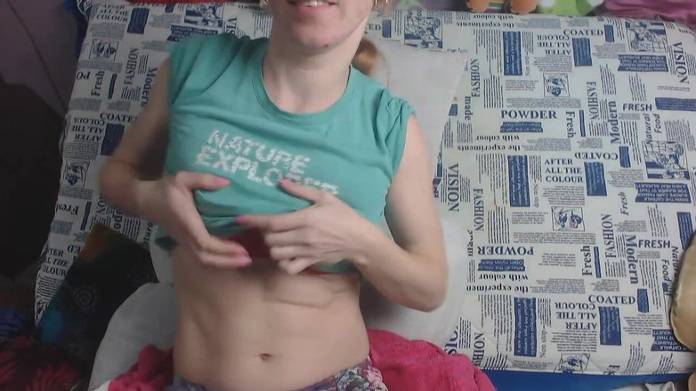 Risky Hairy Couple: Big Muscles Flexing