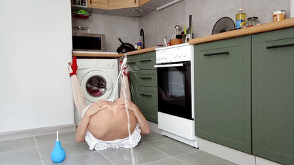 catandfox: Milk enema for nurse