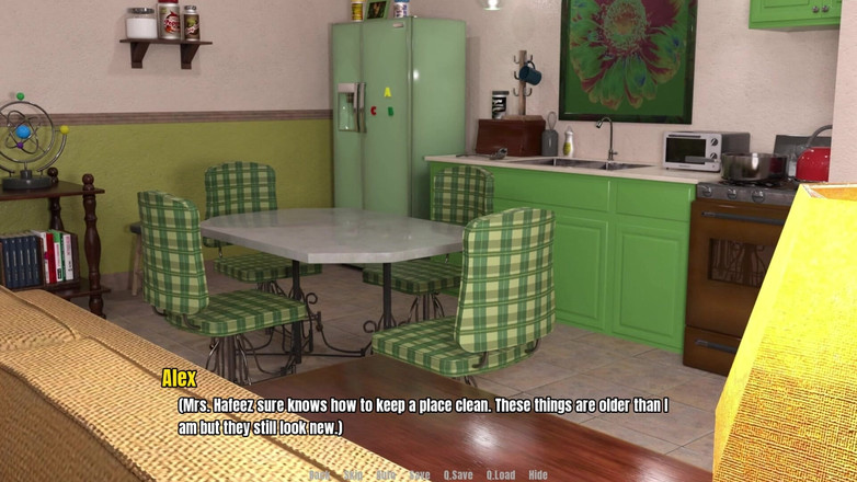 3D Cartoon Porn: Casa bunicii vitrege 5 - Alex se reunește cu uimitoarea mamă jamila...