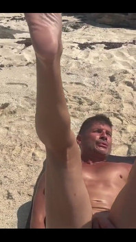 Thigh Workout Open Straight Leg on Back