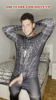 My Curve Cock Cums Spiderman