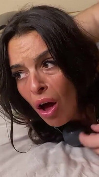 Latina Tied up Really Tight and Drooling with a Huge Ballgag (smaller Size)