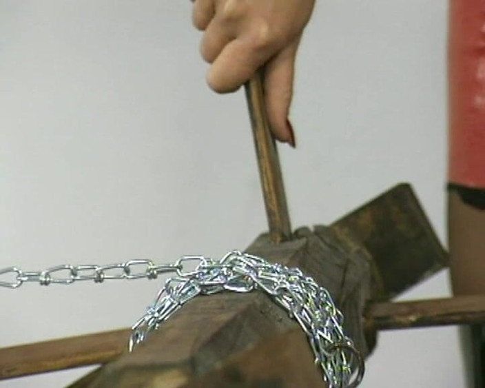 Bdsm Extreme Fantasy: La figa legata frusta per il master # 6