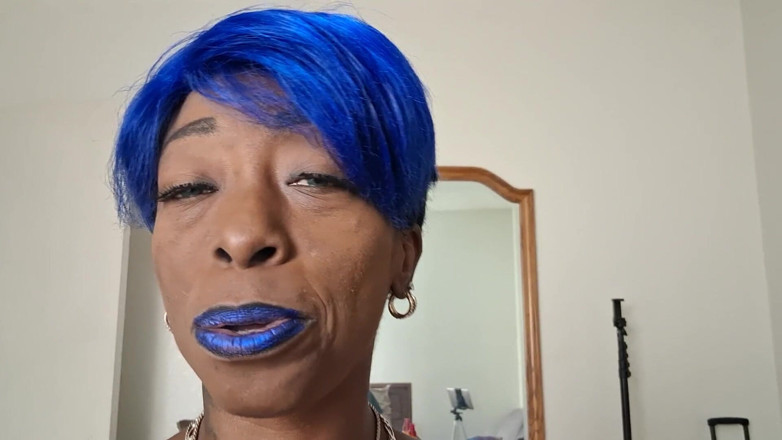 Trapper Woodstock: Blu brutto rossetto scopata in faccia