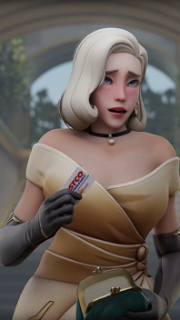 Mercy out of cash services Zwei bbcs - 3D Overwatch interracial porno