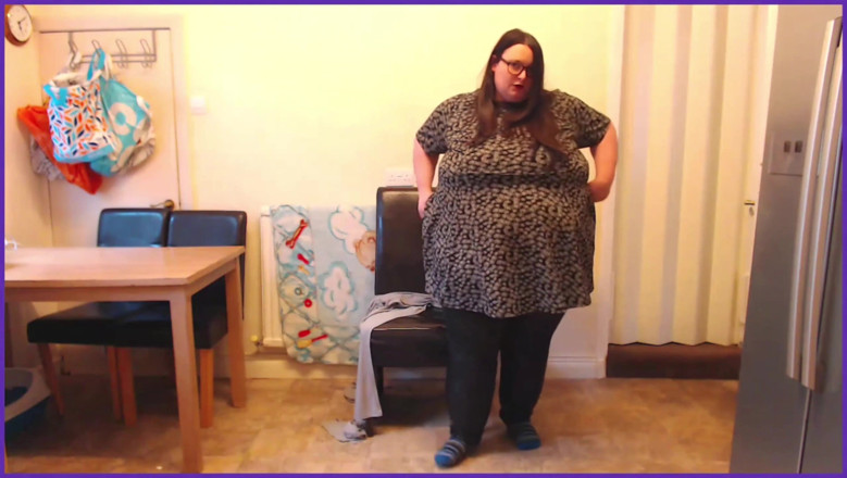 SSBBWLadyBrads: Fashion show celana kulit ketat ssbbw gemuk