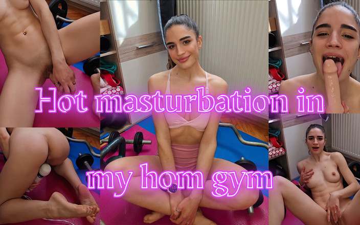 Candie Luciani: Chaude Masturbation Dans Mon Home Gym