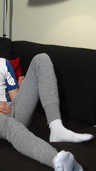 Bisexual Lad - 8 Inch Cock - Massive Balls! Taylor Tyson Solo
