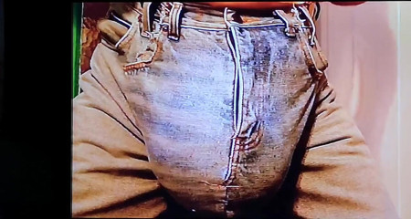 Monster_Meat_: Jeans bulging dreams