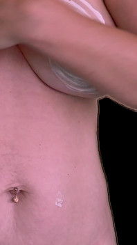 Wifey Loves to Clean Her Perfect Tits