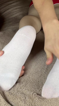 발 마사지 후 산책