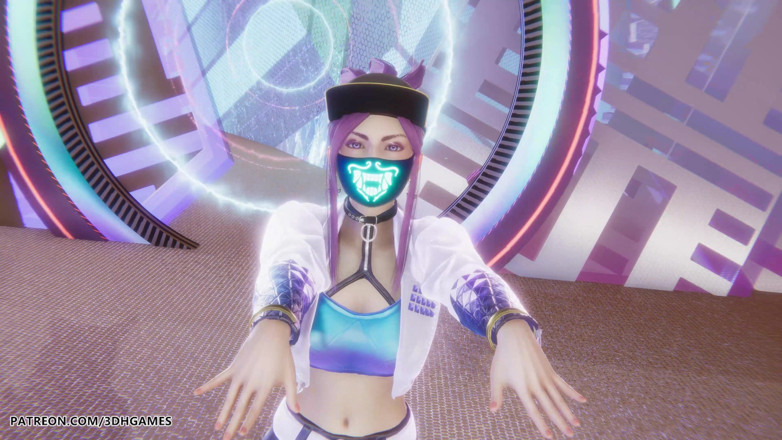 3D-Hentai Games: Mmd Kpop Demon Hunters - Huntrx - Golden Ahri Akali Kaisa Sexy...