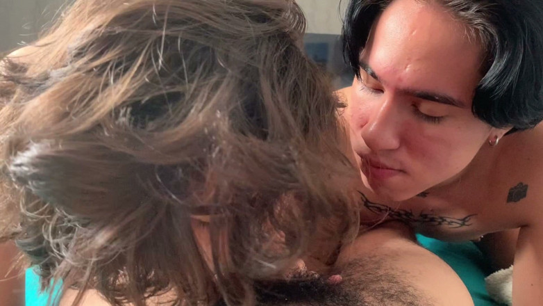 Dani and Nico: Nico Joined to Suck His Stepbrother Axel