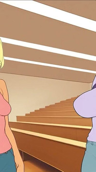 Futanari Have a Heart Too! Futa Hentai Game Ep.5 Lesbian and Trans Getting Naughty in the Classroom!