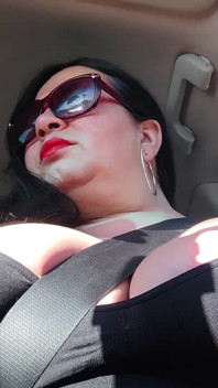 Sharing My Tits in Outdoor Public Route