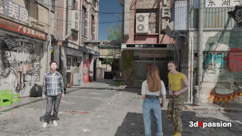 3dxpassion: Sexy dívka z Chinatown dostane tvrdý... A nechce, abys odešel.