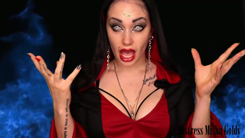 Goddess Misha Goldy: Futai cu mintea fascinantă: îmi vei supune, îmi vei spune numele și vei...
