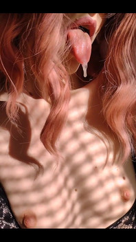 Is There a Kind Soul Here Who Would Lick the Saliva off My Tits?