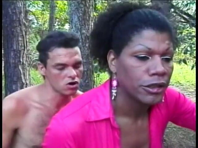 Hot TRANSformations: Tall black shemale Vinicius is fond of getting drilled for...