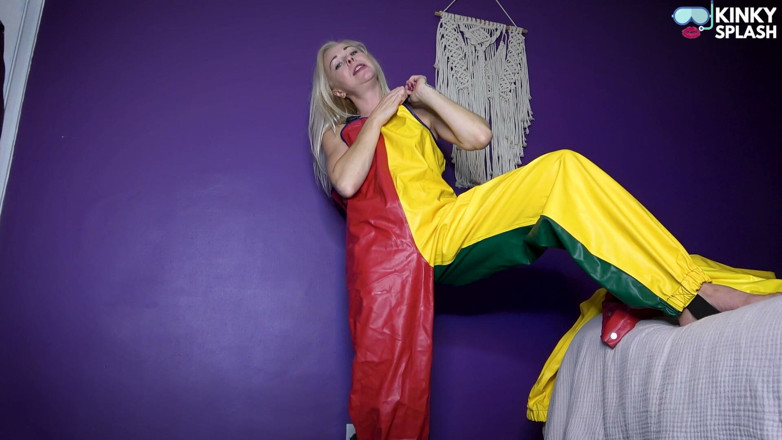 UKCuteGirl Lucy Lauren: Stepmommy Dresses You in Rainwear &amp; Waders - Handcuffed Hands &amp; No Touching