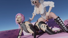 Gameslooper Sex Futanation: Pink Evening Sky - Futa Animation