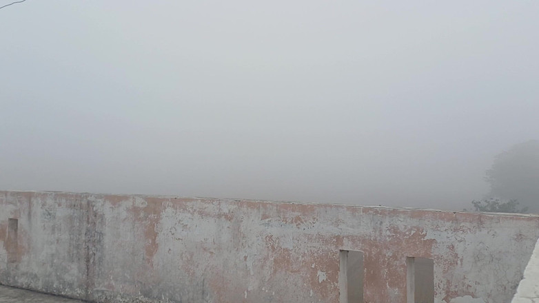 Austin Rose: インドの父親が凍える冬の霧の中で服を脱ぐ