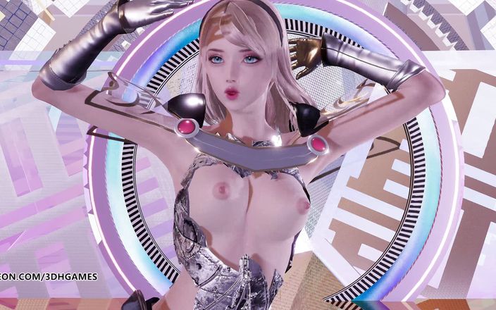 3D-Hentai Games: CLC - Devil Lux seksowny striptiz ligi legendy gorący taniec