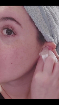My ear cleaning routine starts with cotton swabs and then gauze.