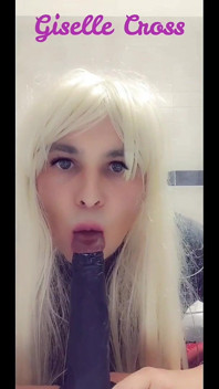BBC Dildo Deepthroat Training
