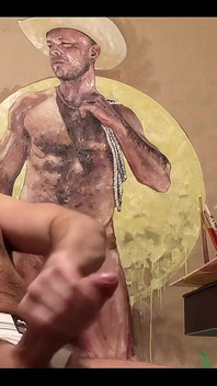 कैमरे के लिए दिखावा करने के अलावा मैं पेंटिंग में सुंदर डार्न हूं।