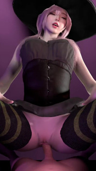 Lapdance -ul unei vrăjitoare coreene (Vedere la persoana 1 cu călărie de Halloween)