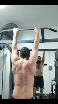 You Suck My Dick After Doing Pull-ups on the Rack?