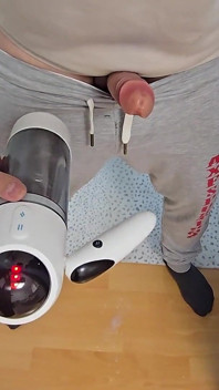 Pucking My Dick Masturbator While Watching in Secret My Stepsister Fingering Her Pussy