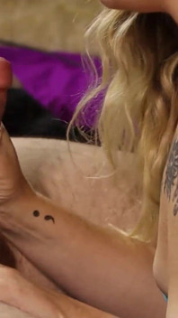 Cat's blow job skills