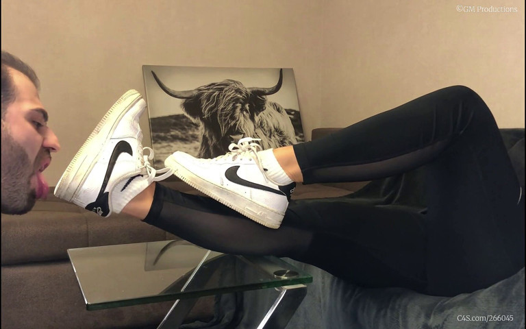 Dirty White Sneaker Worship - Valeria Night (part 2) (Worship her feet Femdom Studio) Dirty White Sneaker Worship - Valeria Night (part 2) (Worship her feet Femdom Studio)