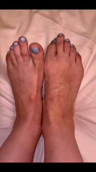 Feet in Cum