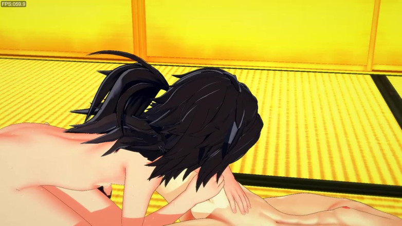 Yaoitube: Kimetsu No Yaiba Yaoi - Tomioka Blowjob and Anal Sex with...