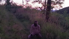 kickerscooter: Draußen wichsen